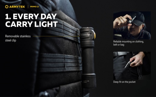 F08001C Lanterna Prime C2 Magnet USB White, Armytek - Img 6
