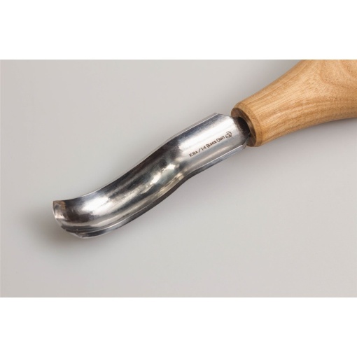 P8A/14 Dalta de palma in forma de U, indoita, scurta, taietura nr 8 (14mm), BeaverCraft - Img 3