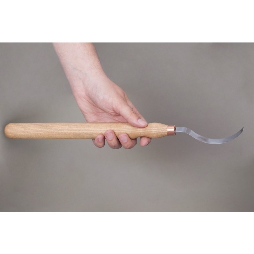 SK3Long Cutit de cioplit linguri mare, BeaverCraft - Img 4