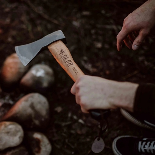Topor Rheinland Hatchet cu teaca din piele Adler Tools - Img 10