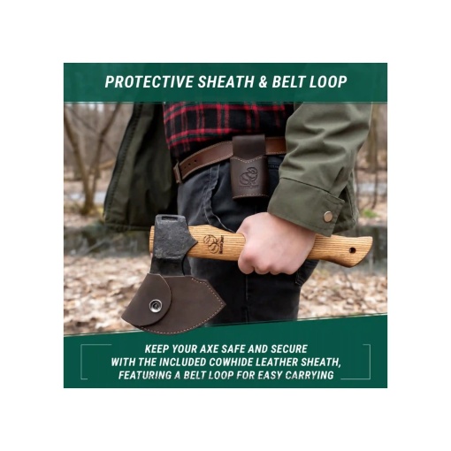 AX3 Topor de despicat / universal Woodcraft Bushcraft, BeaverCraft - Img 4