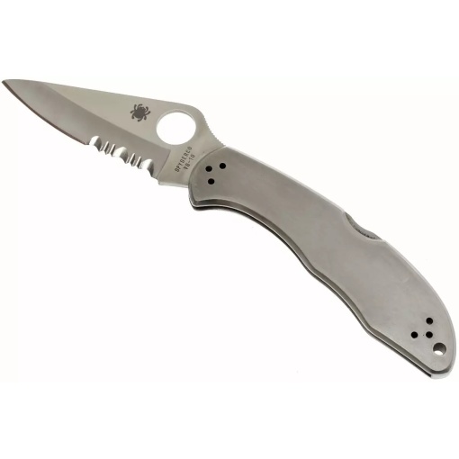 Briceag Delica® 4 Stainless, Spyderco - Img 8
