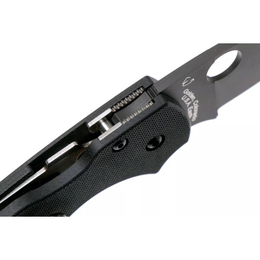 Briceag Lil' Native® G-10 negru / lama neagra, Spyderco - Img 6