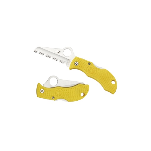 Briceag Manbug™ Salt™ FRN Yellow Sheepfoot, Spyderco - Img 7