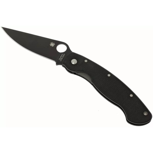 Briceag Military™ Model G-10 negru / lama neagra, Spyderco - Img 8