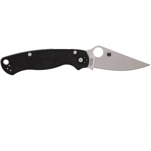 Briceag Para Military™ 2 mana stanga G-10 negru, Spyderco - Img 9
