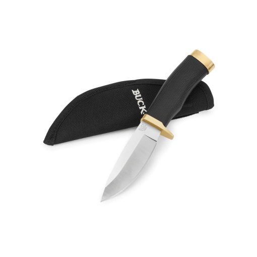 Cutit de vanatoare Vanguard cu maner din cauciuc, Buck Knives - Img 4