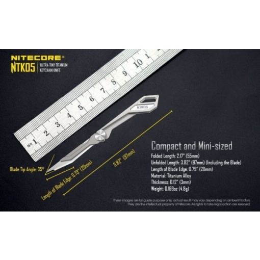 Nitecore NTK05, Cutit Titan - Img 10