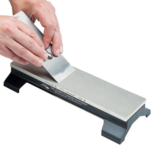 Piatra de ascutit continua diamantata Dia-Sharp MagnaBase DMT 30.50 cm, cu 2 fete si cu baza magnetica - Img 3