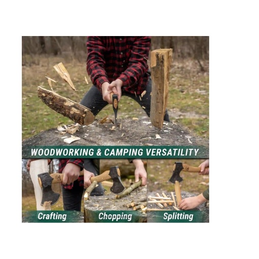 AX3 Topor de despicat / universal Woodcraft Bushcraft, BeaverCraft - Img 5