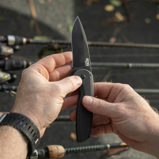 Briceag Aegis FLK 2.0 Black - Drop Point, SOG - Img 4