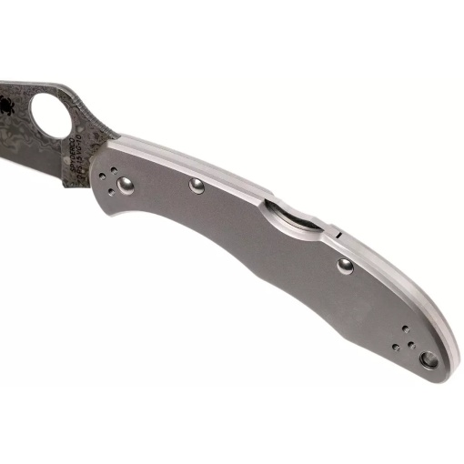 Briceag Delica® 4 Ti / Damascus, Spyderco - Img 6