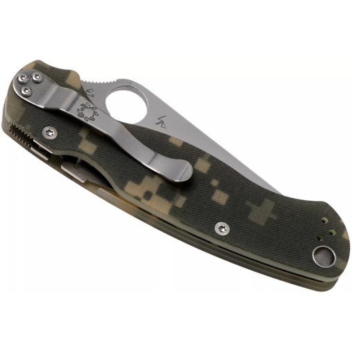 Briceag Para Military™ 2 G-10 Digital Camoo, Spyderco - Img 3
