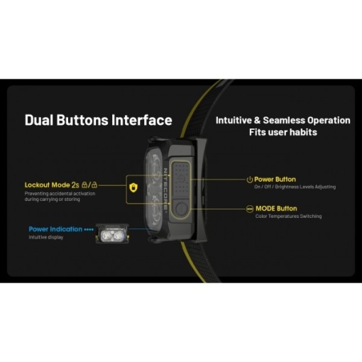 Nitecore NU25 MCT, Lanterna Frontala - Img 12