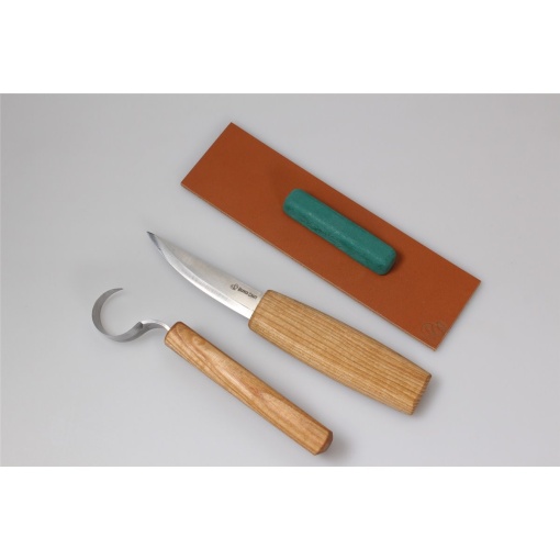S03 Set de sculptura lingura pentru incepatori BeaverCraft - Img 3