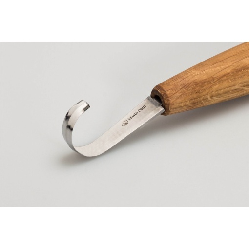 SK5L Cutit de cioplit linguri pentru stangaci, BeaverCraft - Img 6