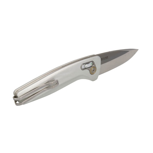 Briceag automat SOG One-Zero AU - Silver + Chrome - Img 3