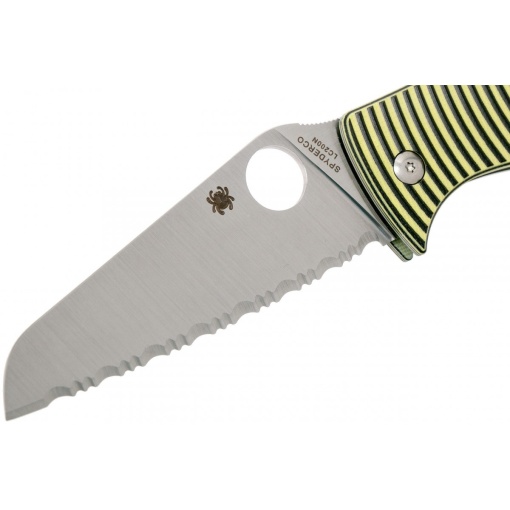 Briceag Caribbean™ G-10 Negru/Galben Sheepfoot, Spyderco - Img 12