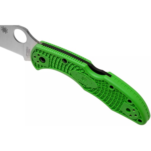 Briceag Salt® 2 verde LC200N Wharncliffe, Spyderco - Img 5