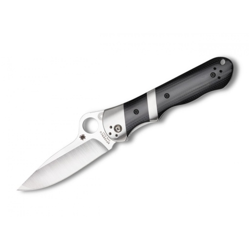 Briceag Vallotton Sub-Hilt™ G-10 Black, Spyderco - Img 6
