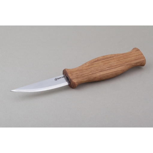 C4 Cutit de cioplit Sloyd cu maner de stejar, BeaverCraft - Img 4