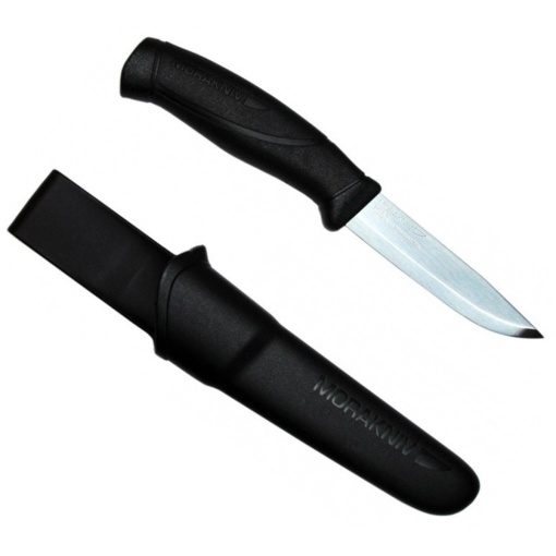 Cuţit Mora Companion, Heavy Duty BLACK cu lama groasă din INOX, DIY/Hobby/camping - Img 3