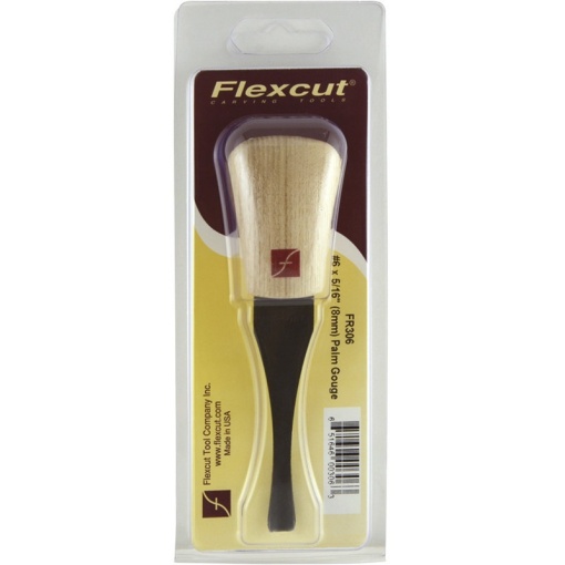 Dalta de mana cu lama nr. 6 pentru sculptura/cioplire lemn cu maner fix, Flexcut - Img 3