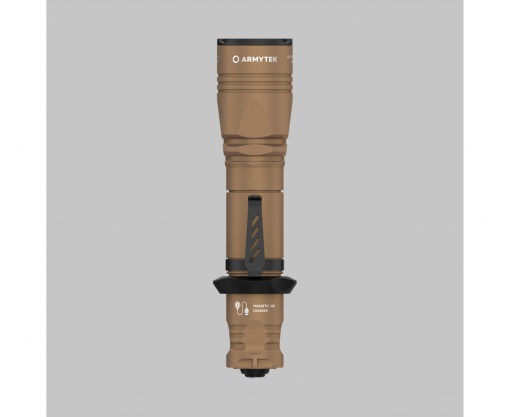 F07501WS Lanterna tactica Dobermann Pro Magnet USB Sand - Warm, Armytek - Img 3
