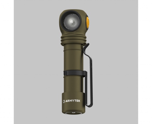F08701CO Lanterna Wizard C2 Pro Magnet USB Olive - lumina alba, Armytek - Img 2