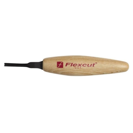 Micro dalta adanca cu varf in V la 60° pentru sculptura in lemn, Flexcut - Img 4