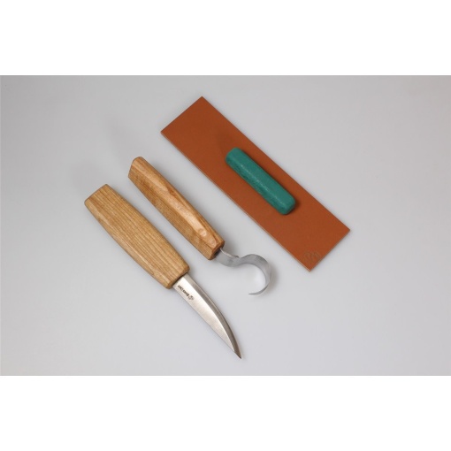 S03 Set de sculptura lingura pentru incepatori BeaverCraft - Img 2