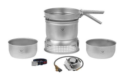 127271 Serie 27-21 UL/D/GB Doussal cu arzator pe gaz pentru camping, Trangia - Img 3