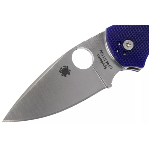 Briceag Native® 5 G-10 Dark Blue CPM S110V, Spyderco - Img 2