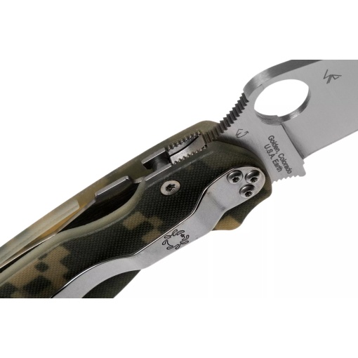 Briceag Para Military™ 2 G-10 Digital Camoo, Spyderco - Img 5