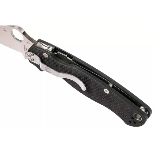 Briceag Para Military™ 2 mana stanga G-10 negru, Spyderco - Img 6