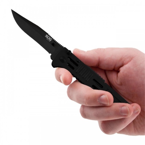 Briceag SOG - SlimJim - Clip Point Negru - Img 8