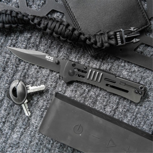 Briceag SOG - SlimJim - Clip Point Negru - Img 13