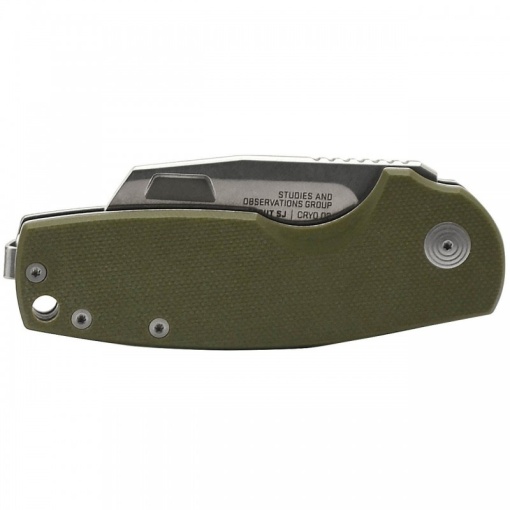 Briceag SOG Stout SJ - Cleaver - OD - Stonewash - Img 6