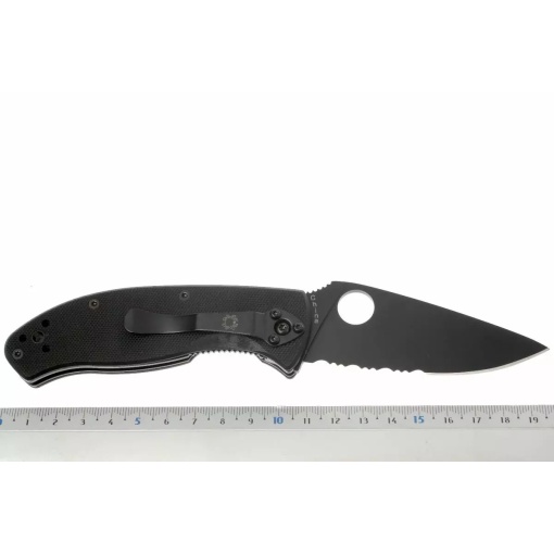 Briceag Tenacious™ G-10 negru / lama neagra, Spyderco - Img 7