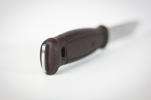 Cutit Morakniv Garberg GRAND din inox , cu teaca de piele pentru outdoor, vanatoare, bushcraft - Img 5