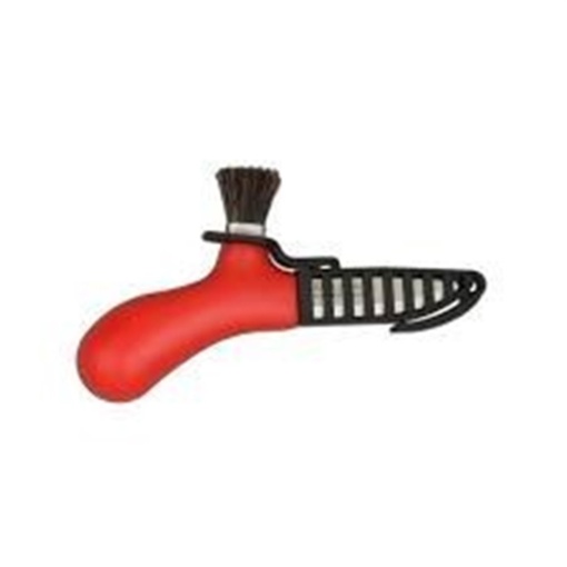 Cutit rosu pentru ciuperci, lama din Inox, Morakniv - Img 4