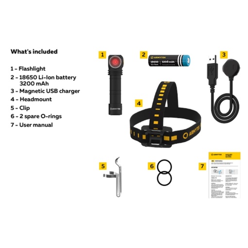Lanterna multifunctionala Armytek Wizard C2 WR Magnet USB - lumina alba - Img 5
