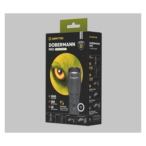 Lanterna tactica Armytek Dobermann Pro Magnet USB XHP35 HI - WHITE - Img 7