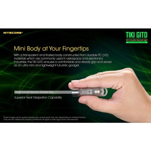 Nitecore TIKI GITD, Lanterna Breloc - Img 7