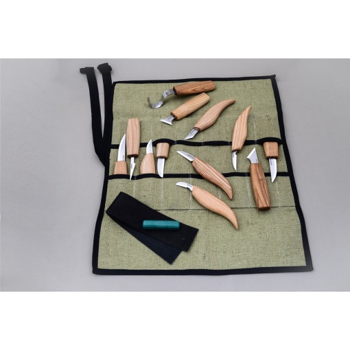 S10 Set de 12 cutite pentru sculptura/cioplit in lemn BeaverCraft - Img 2