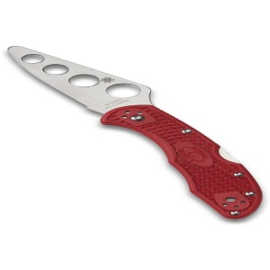 Briceag Delica® 4 FRN Red Trainer, Spyderco