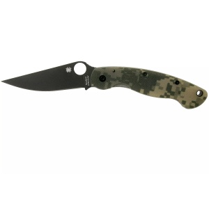 Briceag Military™ Model G-10 Digital Camo / lama neagra, Spyderco
