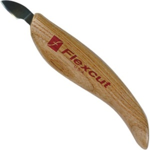 Cutit cu lama curbata pentru sculptura, Flexcut