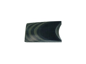 Micarta Canvas (foaie de cort) Green/Black 2/2- 9.5 mm, pentru maner de cutit