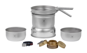 127271 Serie 27-21 UL/D/GB Doussal cu arzator pe gaz pentru camping, Trangia